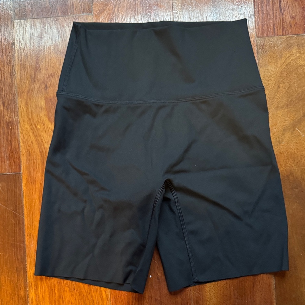 Aerie Black High-Waisted Bike Shorts